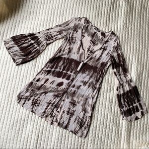 Brown Tie Dye Billabong Dress Size S